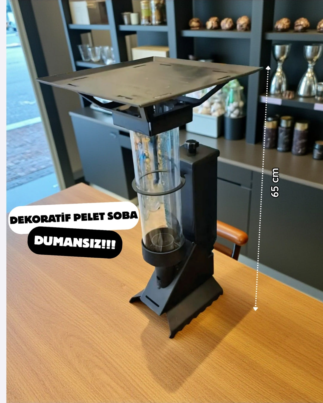 Pelet Soba Balkon Tipi - Dumansız